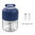 Mini Processador Elétrico de Alimentos Portátil com 3 lâminas de aço inox US - Rei de Tudo