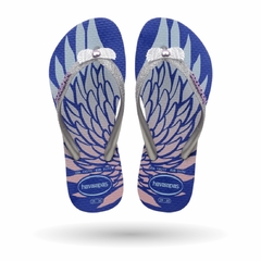 Havaianas Infantil Slim Glitter II Azul Naval