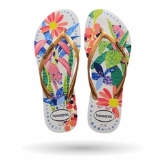 Havaianas Slim Tropical Branco