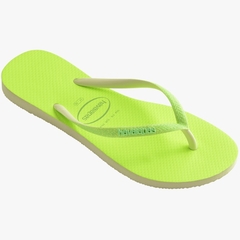 Havaianas Slim Glitter Neon Lima - comprar online