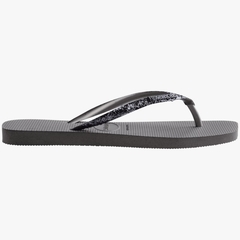 Havaianas Slim Square Glitter 2 Cinza Aço - +UP