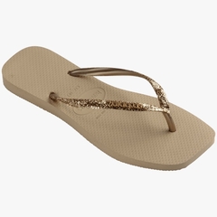 Havaianas Slim Square Glitter II Areia - comprar online