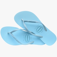 Havaianas Slim Glitter Neon Azul Water na internet