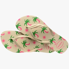 Havaianas Fantasia Joy Bege na internet