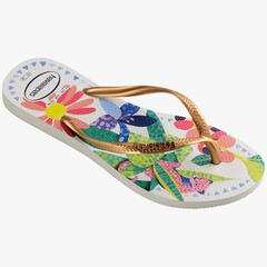 Havaianas Slim Tropical Branco - comprar online