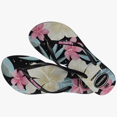 Havaianas Slim Floral Preto na internet