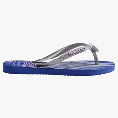 Havaianas Infantil Slim Glitter II Azul Naval - +UP