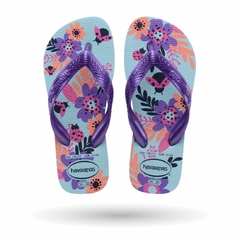 Havaianas Infantil Flores Azul Water