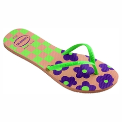 Havaianas Flat Mix Rosa/Verde - comprar online