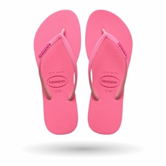 Havaianas Slim Glitter Neon Rosa Macaron