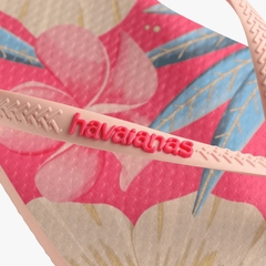 Havaianas Slim Floral Rosa - loja online