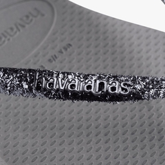 Havaianas Slim Square Glitter 2 Cinza Aço - loja online