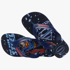 Havaianas Infantil Max Heróis Marinho na internet
