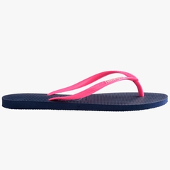 Havaianas Slim Logo Pop Up Azul/Pink - +UP