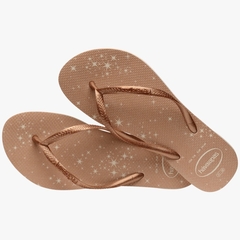 Havaianas Slim Gloss Bege Palha - +UP