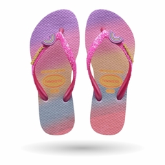 Havaianas Infantil Slim Glitter II Pink Limonade