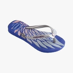 Havaianas Infantil Slim Glitter II Azul Naval - comprar online