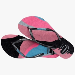 Havaianas Slim Palette Glow Preto na internet