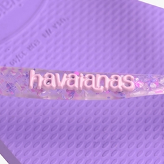 Havaianas Slim Logo Metallic Roxo Prisma - loja online