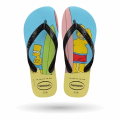 Havaianas Simpsons Azul/Preto