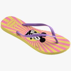 Havaianas Infantil Slim Disney Amarelo Pixel - comprar online