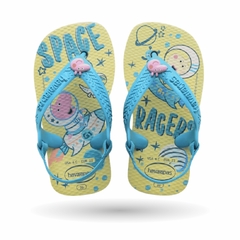 Havaianas Baby Peppa Pig Bege Palha