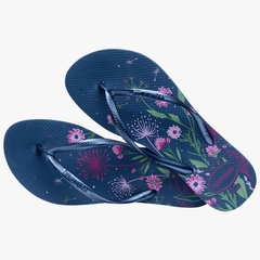 Havaianas Slim Organic Azul Comfy na internet