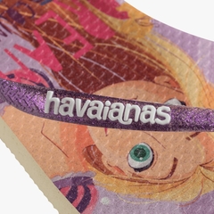 Havaianas Infantil Slim Princess Bege Palha - loja online