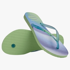Havaianas Slim Metallic Rainbow Citronela - loja online