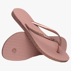 Havaianas Slim Sparkle II Rosa Crocus - loja online