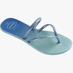 Havaianas Flat Duo Iridescent Azul Water - comprar online