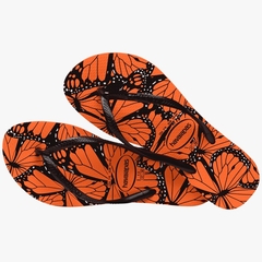 Havaianas Slim Animals Laranja na internet