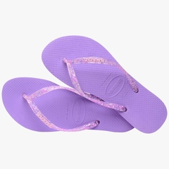 Havaianas Slim Logo Metallic Roxo Prisma na internet