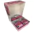Caja de alfajor x 12 unid.relleno con mousse de fresa SIN AZUCAR / APTO VEGANO