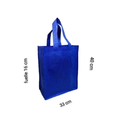 Bolsas reutilizables de fuelle 40X31X16 cm 100 pzas