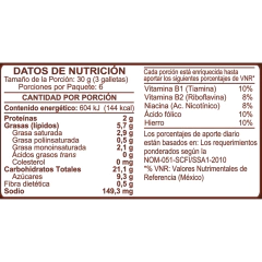 Conquistador Chocolate 180g - Caja con 10 paquetes de 180g cada uno - Galletas Dondé - Galletas Dondé