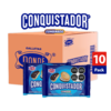 Conquistador Combinado 180g - Caja con 10 paquetes de 180g cada uno - Galletas Dondé