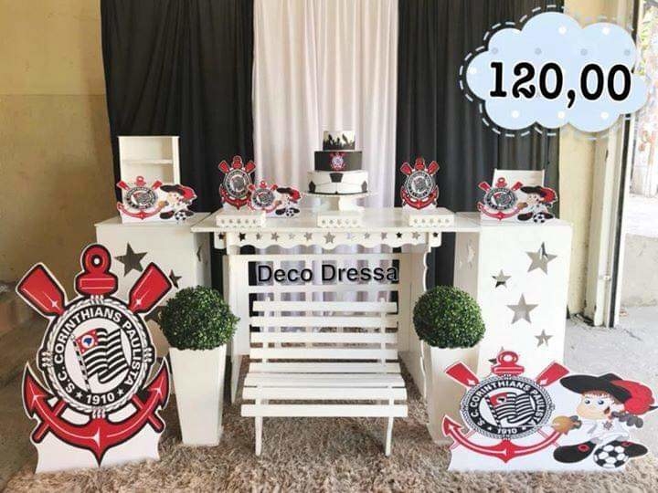 Decoração Festa Corinthians