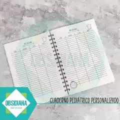 CUADERNO PEDIATRICO TAPA PERSONALIZADA - tienda online