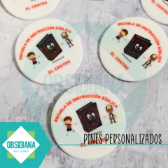 PINES PERSONALIZADOS - Obsidiana