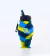 SILICONA COPA AZUL AMARILLO FLEXIBLE 450ml