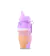SILICONA UNICORNIO HELADO LILA FLEXIBLE 450ml