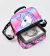 LUNCHERA TERMICA 2 COMPARTIMIENTOS LOVE UNICORN SOFT NEGRA - Footy Arg