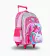 CARRO 18″ QUEEN UNICORNIO FUCSIA CON LUZ LED - comprar online