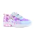 ZAPATILLA POP FROZEN EVERYTHING CELESTE CON LUZ AL PISAR (T.26-32)