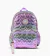 MOCHILA PUFFY CORAZONES METALIZADA LILA
