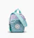 BANDOLERA PUFFY LOGO METALIZADA LILA