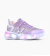 CORAZON UNICORNIO GLITTER LILA CON LUZ AL PISAR (T. 26-34)