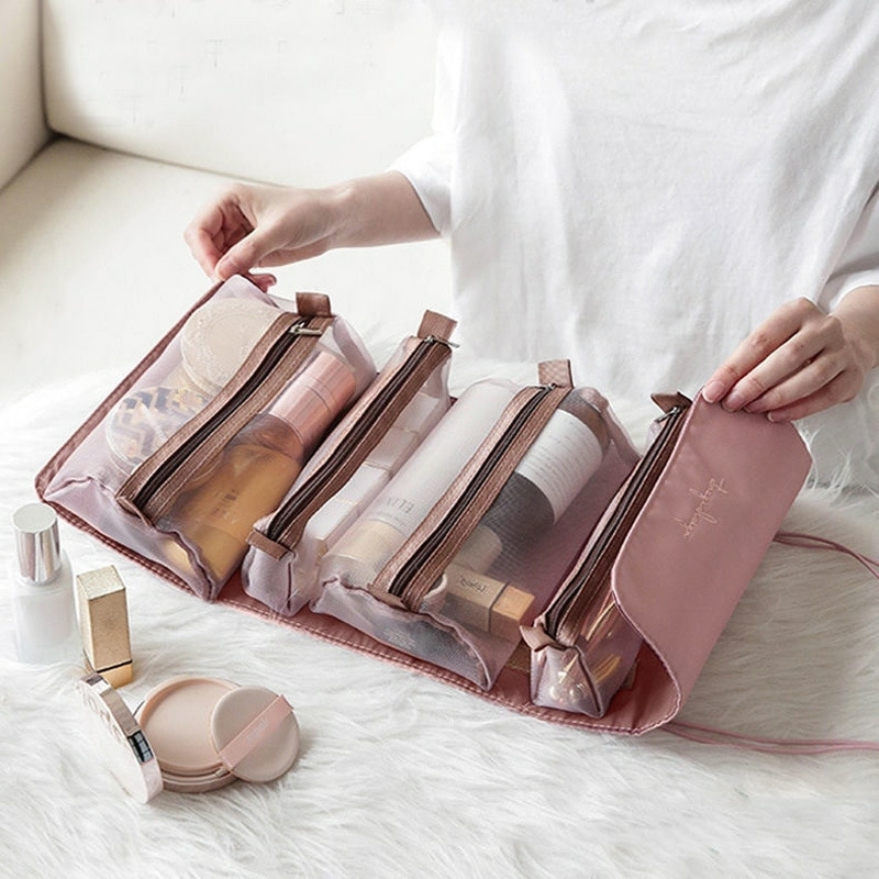 Bolsa de cosméticos de viagem bolsa de maquiagem feminina bolsa