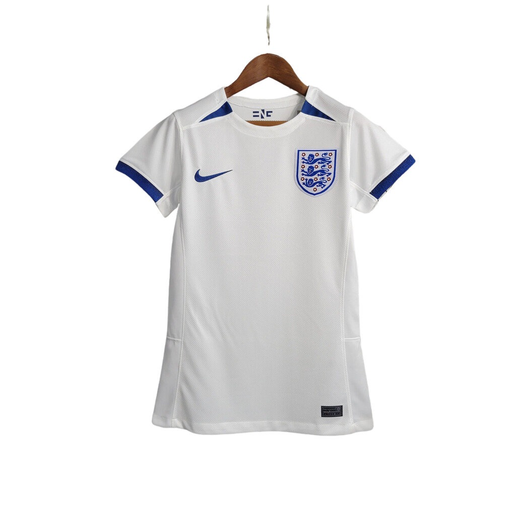 Camisa Inglaterra I 2023 Feminina disponível no Espaço dos Mantos